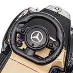 Lasten potkuauto Mercedes-Benz 300 S, säilytystila istuimen alla, 18–48 kk, musta