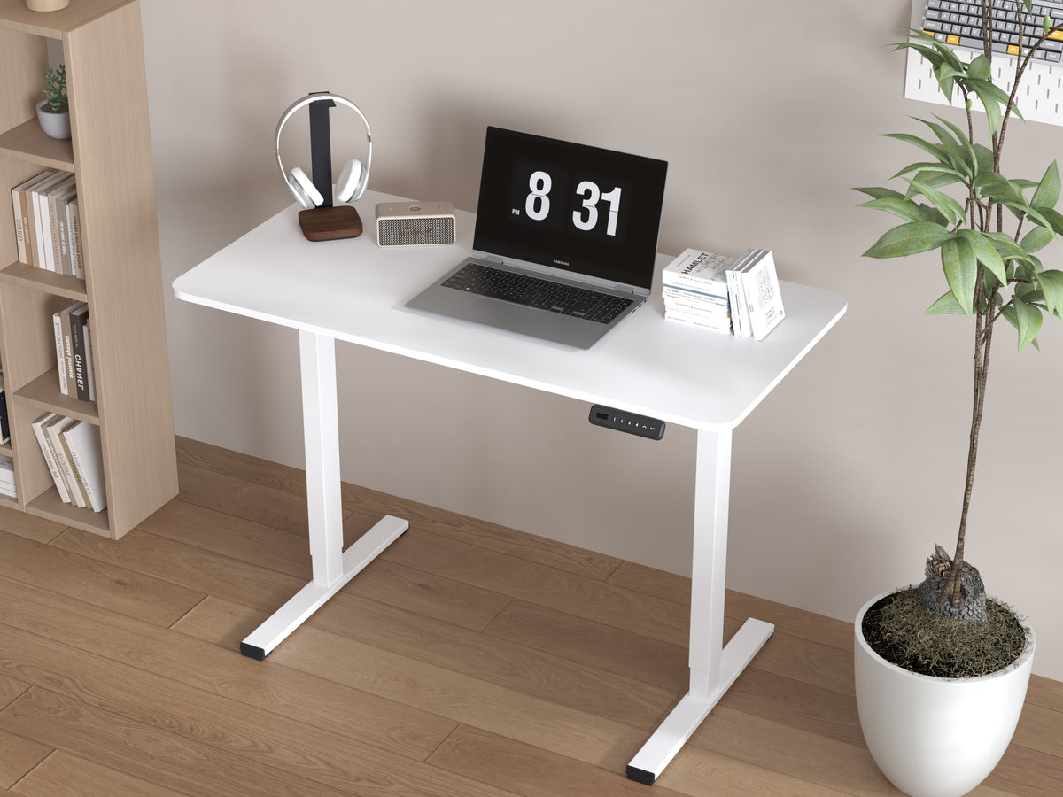 Flexispot elektriskt skrivbord 120 x 60 vitt