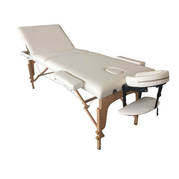 Massagebänk 195 x 68 cm – 3 zoner, 5 cm stoppning, bärväska