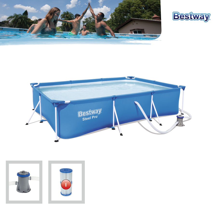 Bestway Steel Pro Swimming Pool 300x201x66cm, 3300L