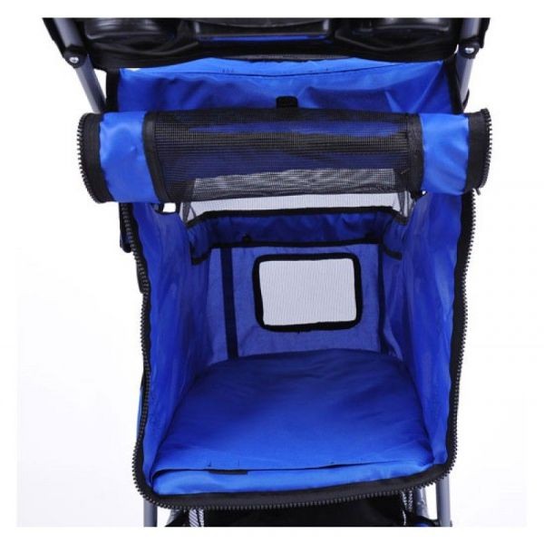 Lemmikkikuljetusvaunut kissoille ja koirille (Sininen)