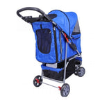 Lemmikkikuljetusvaunut kissoille ja koirille (Sininen)