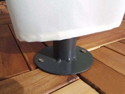 Lavo LED rund paviljong Ø350cm Brun