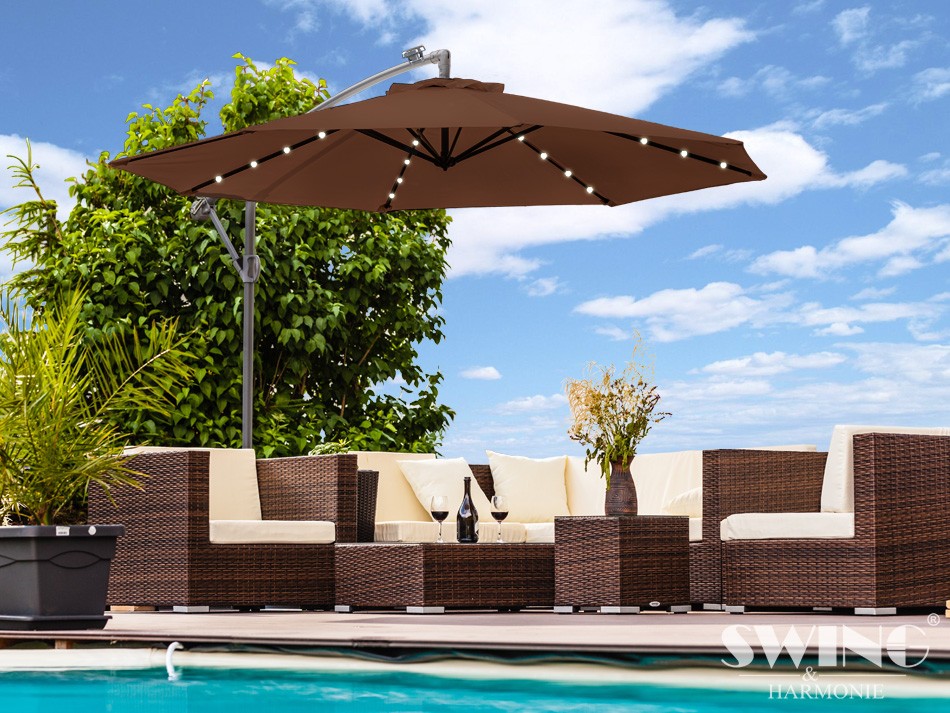 LED Aurinkovarjo Ø 300cm