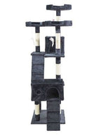 POHJOLAN LEMMIKKITARVIKE Kissan kiipeily-/raapimispuu 170 cm, Tumman Harmaa