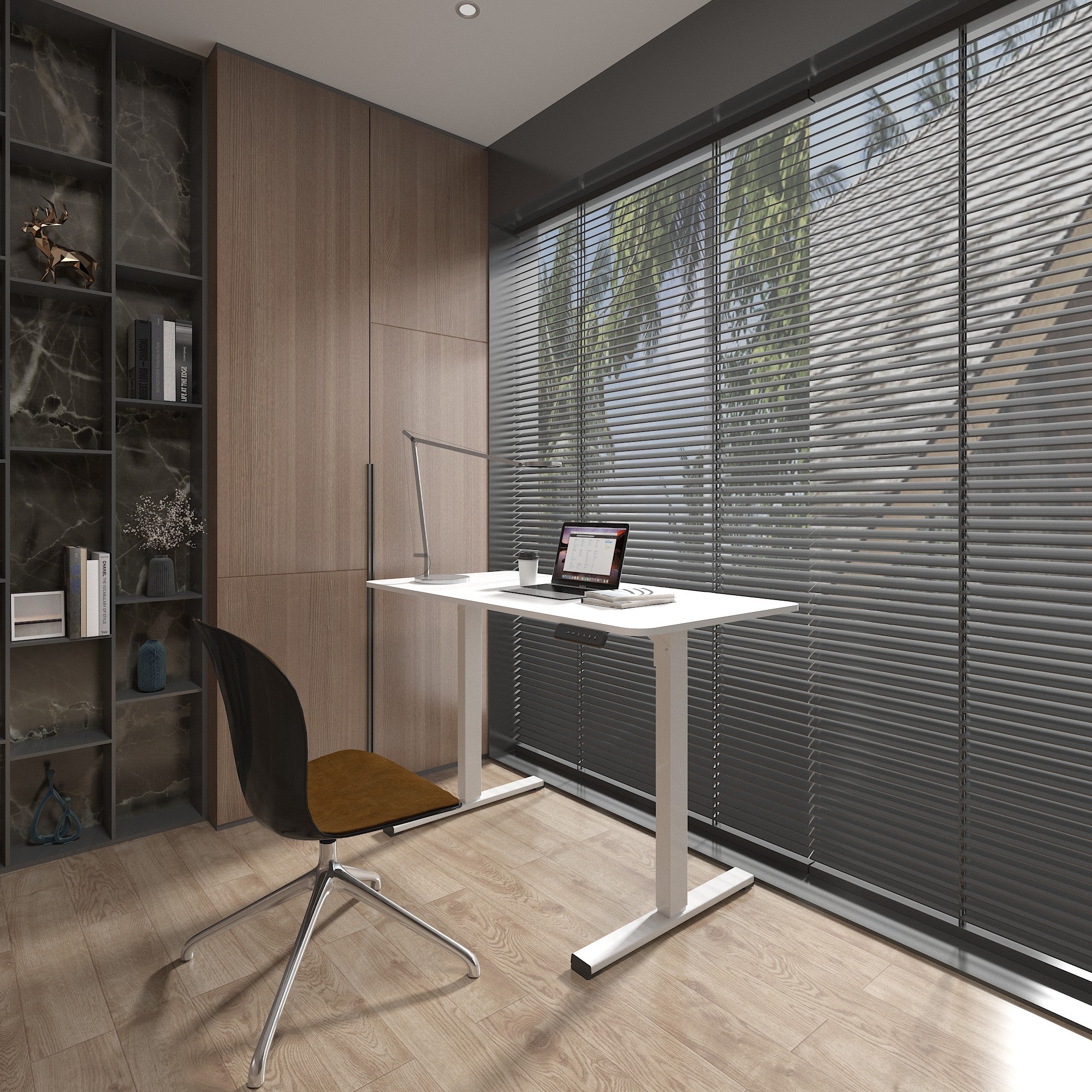 Flexispot Sähköpöytä 120 x 60 Valkoinen