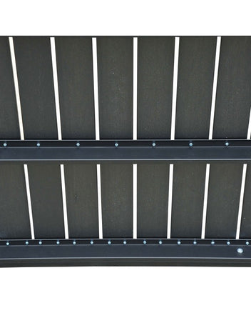 trädgårdsbord i aluminium (svart)