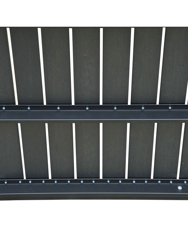 trädgårdsbord i aluminium (svart)