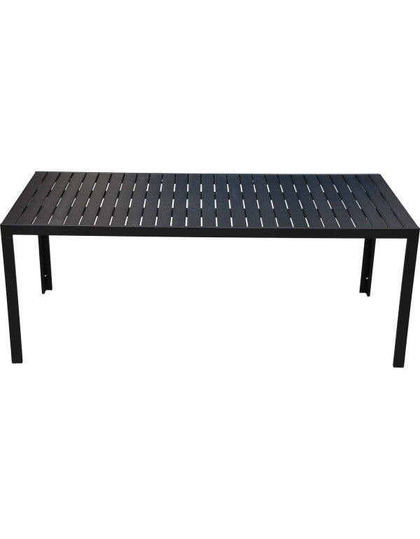 trädgårdsbord i aluminium (svart)