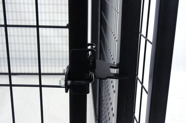 POHJOLAN LEMMIKKITARVIKE Koiratarha / Koira-aitaus Elementti 6 x 6 x 1,82m / 36m2 Musta