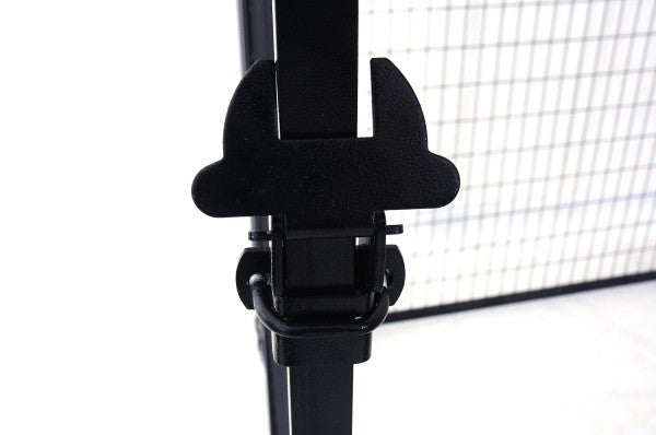 POHJOLAN LEMMIKKITARVIKE Koiratarha / Koira-aitaus Elementti 6 x 6 x 1,82m / 36m2 Musta