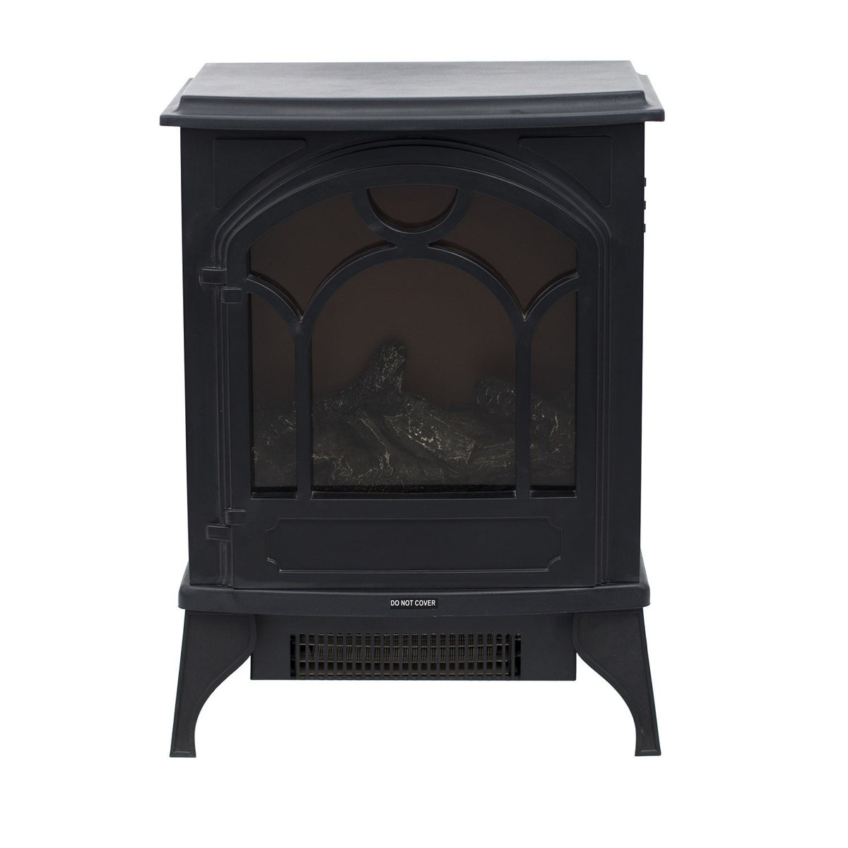 Elkamin Hehku 2A 1750/1950W – flammeffekt, överhettningsskydd, svart