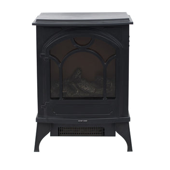Elkamin Hehku 2A 1750/1950W – flammeffekt, överhettningsskydd, svart