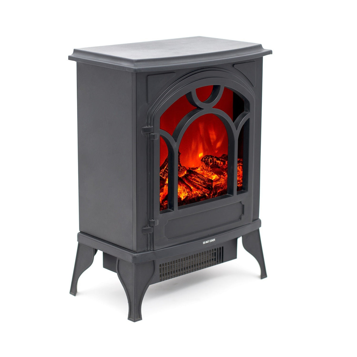 Elkamin Hehku 2A 1750/1950W – flammeffekt, överhettningsskydd, svart