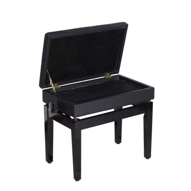 Klassisk pianobänk med justerbar höjd