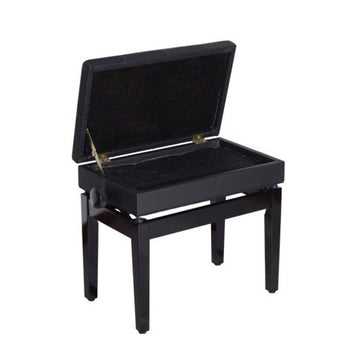 Klassisk pianobänk med justerbar höjd