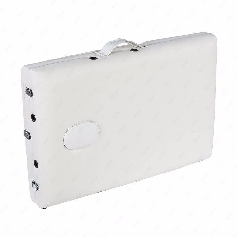 POHJOLAN URHEILUTARVIKE Taitettava Hierontapöytä Premium Alu 3V, 195x70cm, Valkoinen