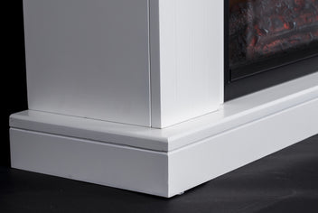 Elkamin Firenze 750/1500W – MDF-ram, fjärrkontroll, vit