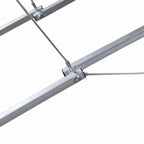 POHJOLAN URHEILUTARVIKE Taitettava Hierontapöytä Premium Alu 3V, 195x70cm, Valkoinen