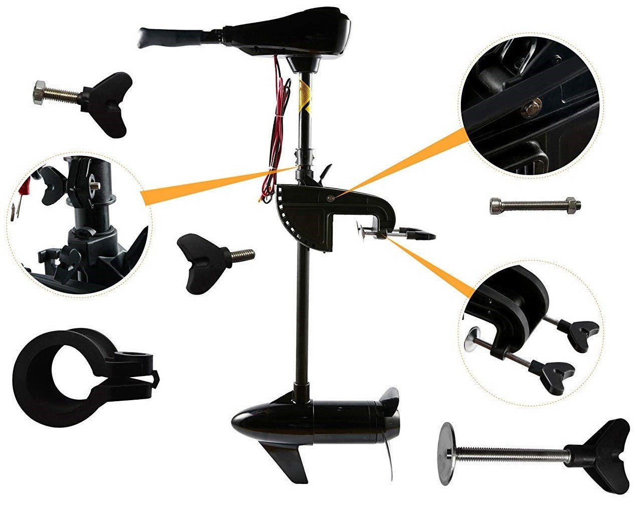 POHJOLA MOTORS Tehokas Sähköperämoottori 86LBS 24V