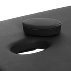 POHJOLAN URHEILUTARVIKE Taitettava Matkahierontapöytä 3V Puinen, 195x70cm, Musta