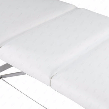 Hierontapöytä 195 x 70 cm, valkoinen – 3-vyöhykkeinen, 225 kg, alumiinirunko
