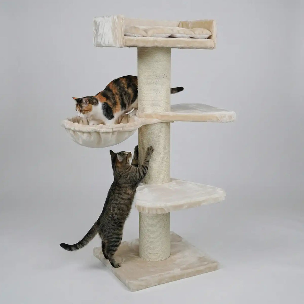 NordDjur Kratträd för stora katter 155 cm, beige