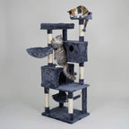 Pohjolan Lemmikkitarvike Kissan raapimispuu 163cm Harmaa