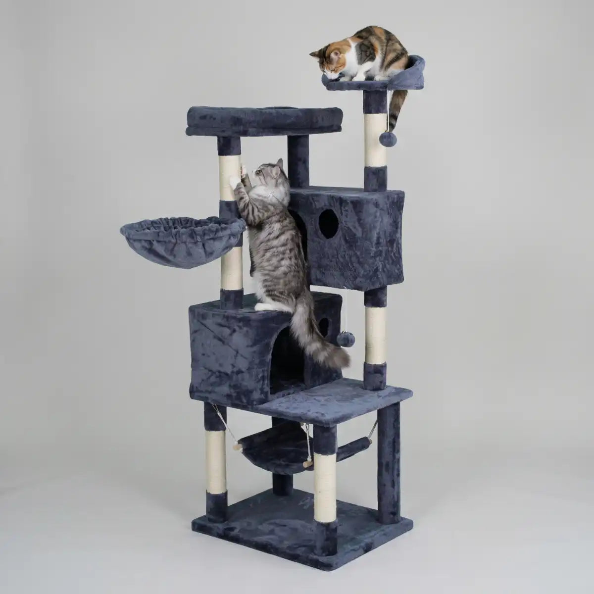 NordDjur Kattklösstativ 163 cm Grå