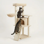 Pohjolan Lemmikkitarvike Kissan kiipeily-/raapimispuu 106cm, Beige