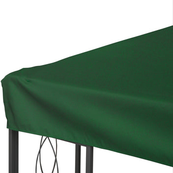 Varakatto 3 x 4 m paviljonkiin, kaksoiskatto, vihreä