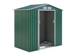 POHJOLA GARDEN Pihavaja 2,7m2 Puutarhavaja, Peltivarasto, Työkaluvaja Vihreä + sokkeli