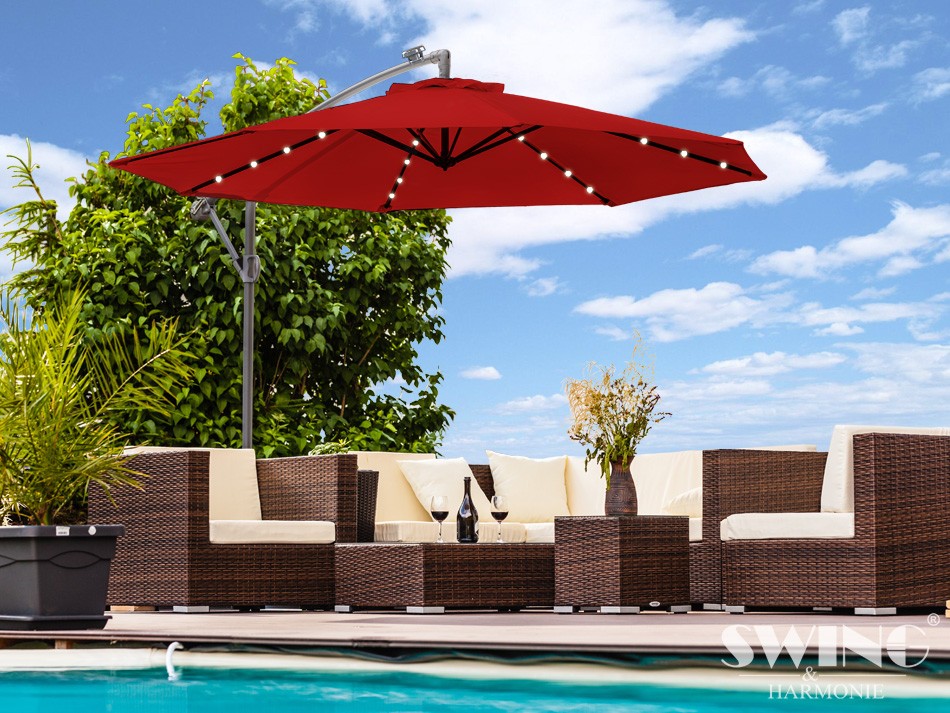 LED Aurinkovarjo Ø 300cm