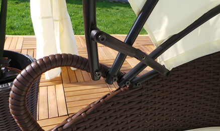 LED aurinkosänky 180cm