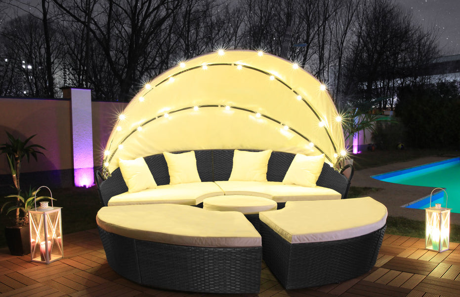 LED aurinkosänky 180cm