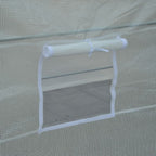 kasvihuone 4,5 x 2 x 2m, valkoinen