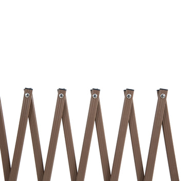 Jatkettava alumiininen saksiaita, 35–300 x 103,5 cm, tummanruskea