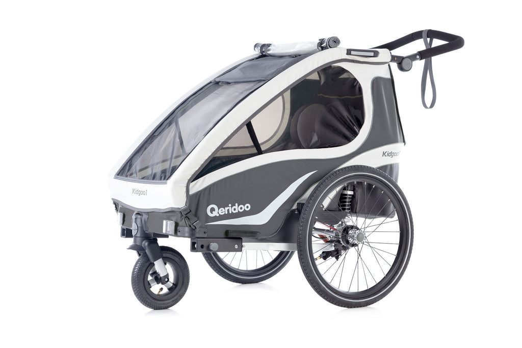 Qeridoo KidGoo1 polkupyörän peräkärry, antrasiitti