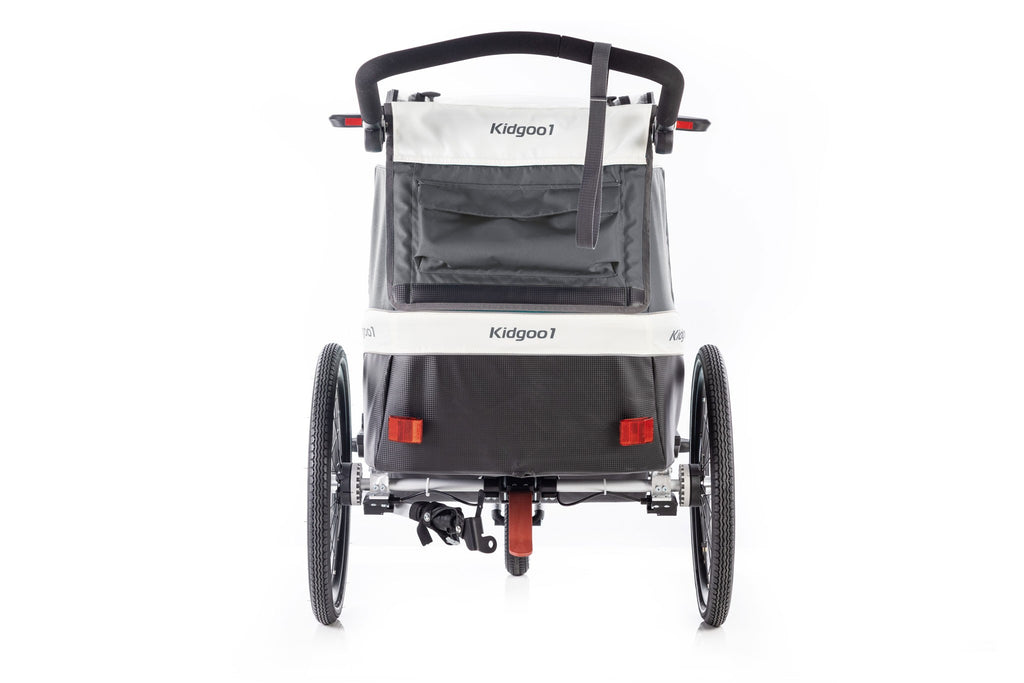 Qeridoo KidGoo1 polkupyörän peräkärry, antrasiitti