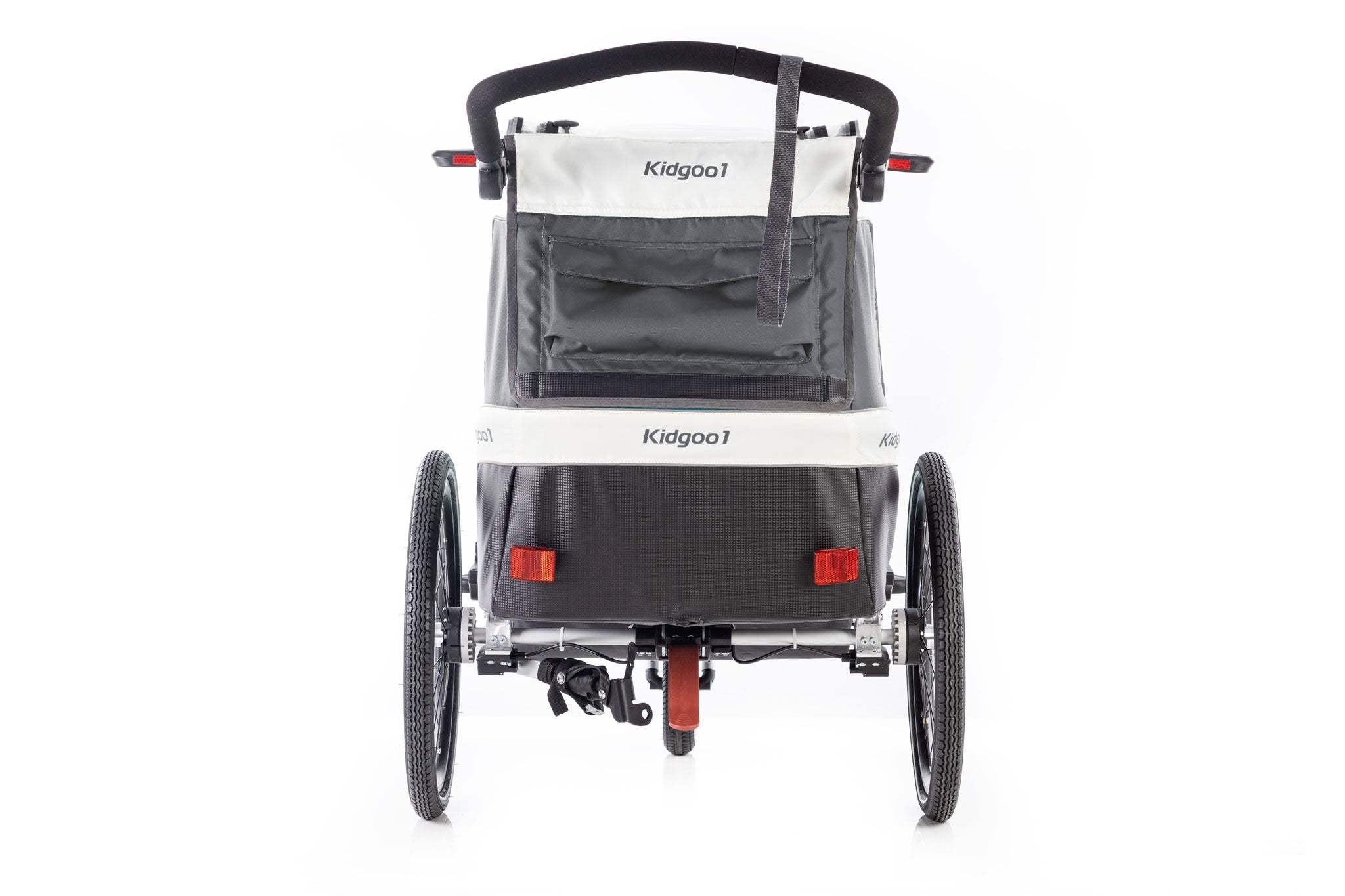 Qeridoo KidGoo1 polkupyörän peräkärry, antrasiitti