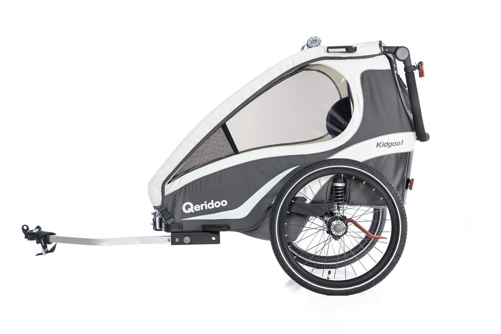 Qeridoo KidGoo1 polkupyörän peräkärry, antrasiitti