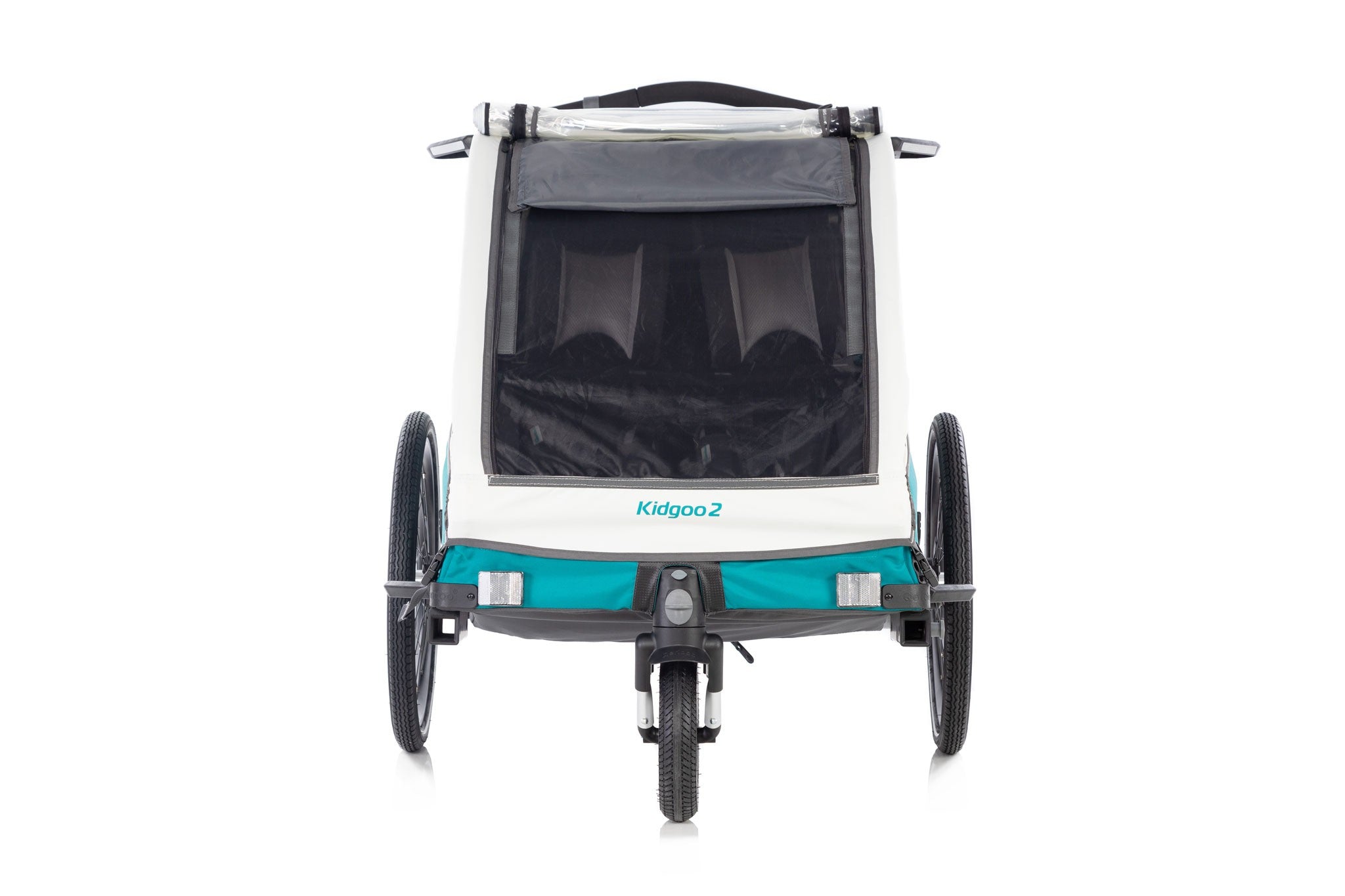 Qeridoo KidGoo2 polkupyörän peräkärry, sininen POISTO