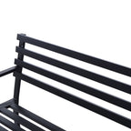 2-istuttava metallinen puutarhapenkki 2