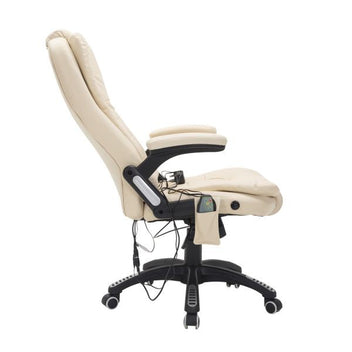 Massage-datorstol (beige)