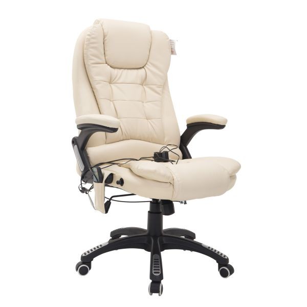 Massage-datorstol (beige)