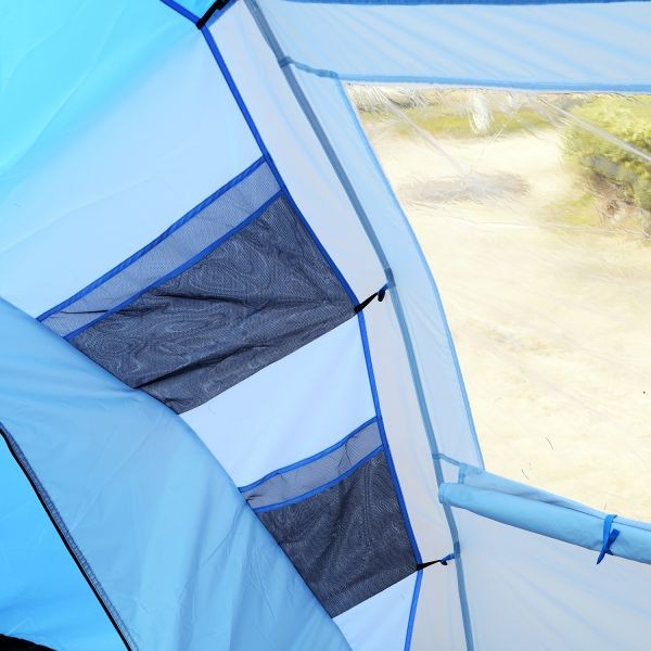 retkiteltta 2 makuutilalla, sininen