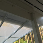 POHJOLA GARDEN Terassikatos 313x300x225-270cm, Valkoinen, EXTRA STRONG 6mm paneeli