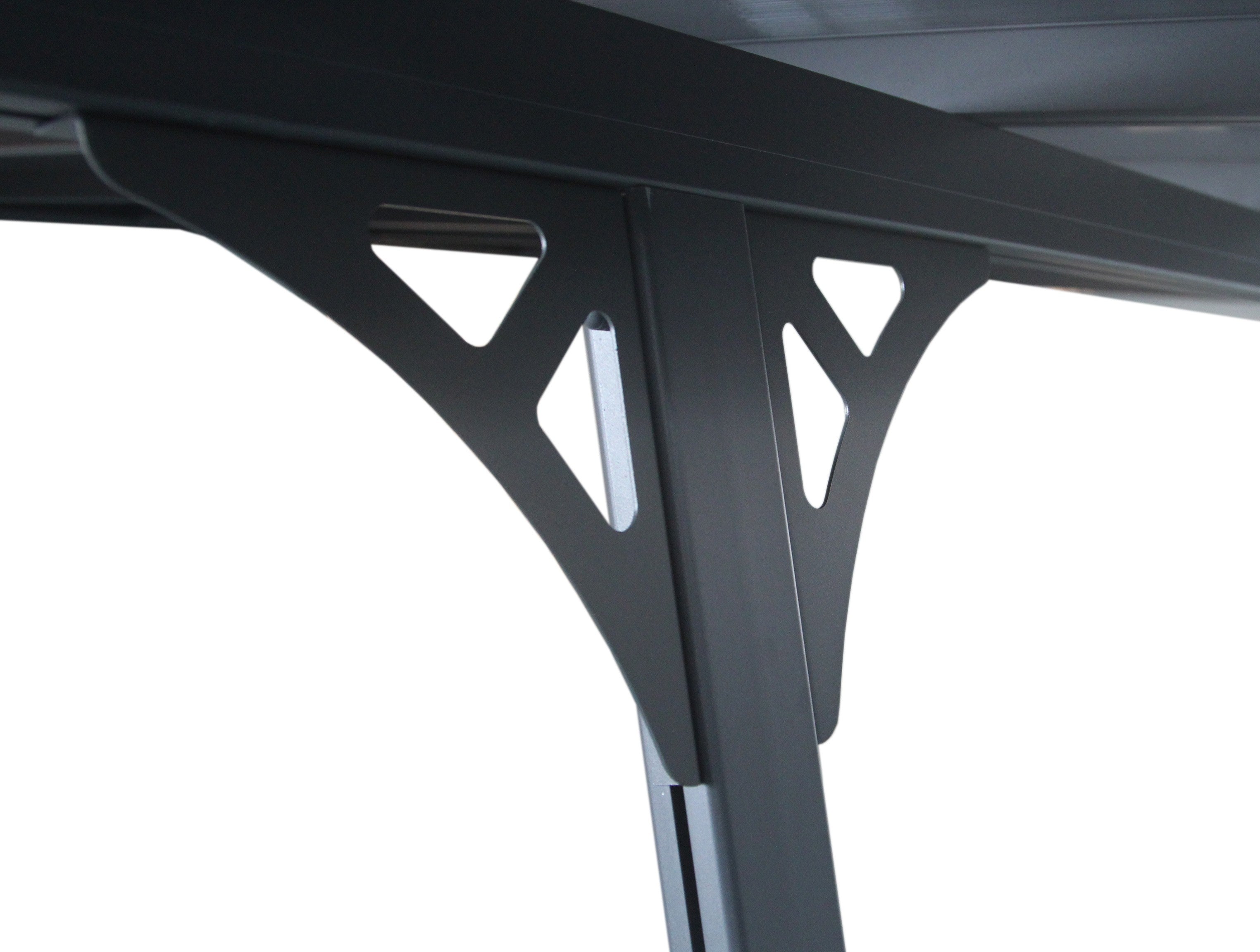 POHJOLA GARDEN Terassikatos 5.56 x 3.00m Harmaa, EXTRA STRONG 6mm Paneeli