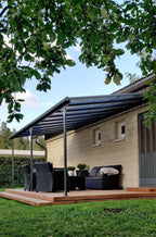 POHJOLA GARDEN Terassikatos 5.56 x 3.00m Harmaa, EXTRA STRONG 6mm Paneeli