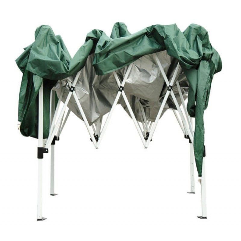 vihreä paviljonki 3x3m